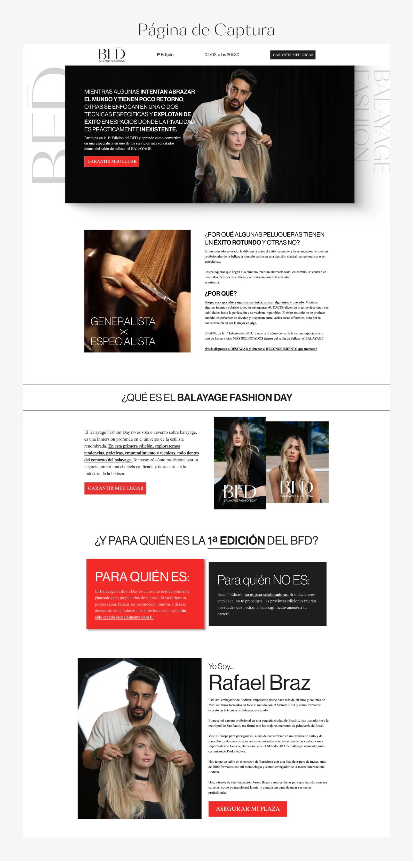 Balayage Fashion Day project board