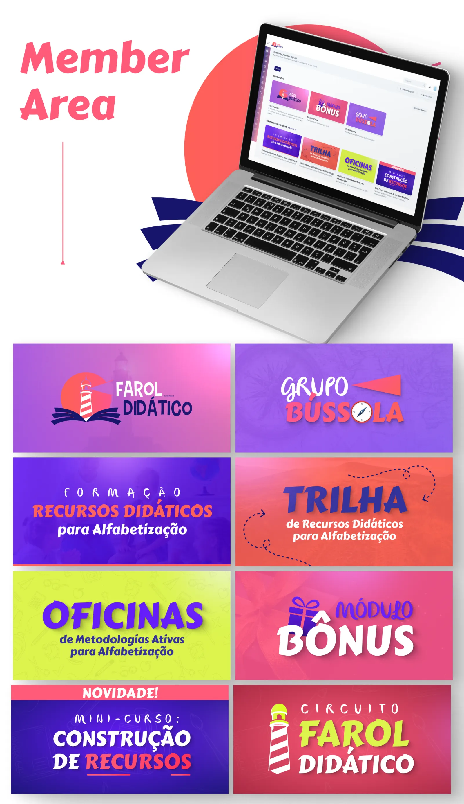 Farol Didático project board
