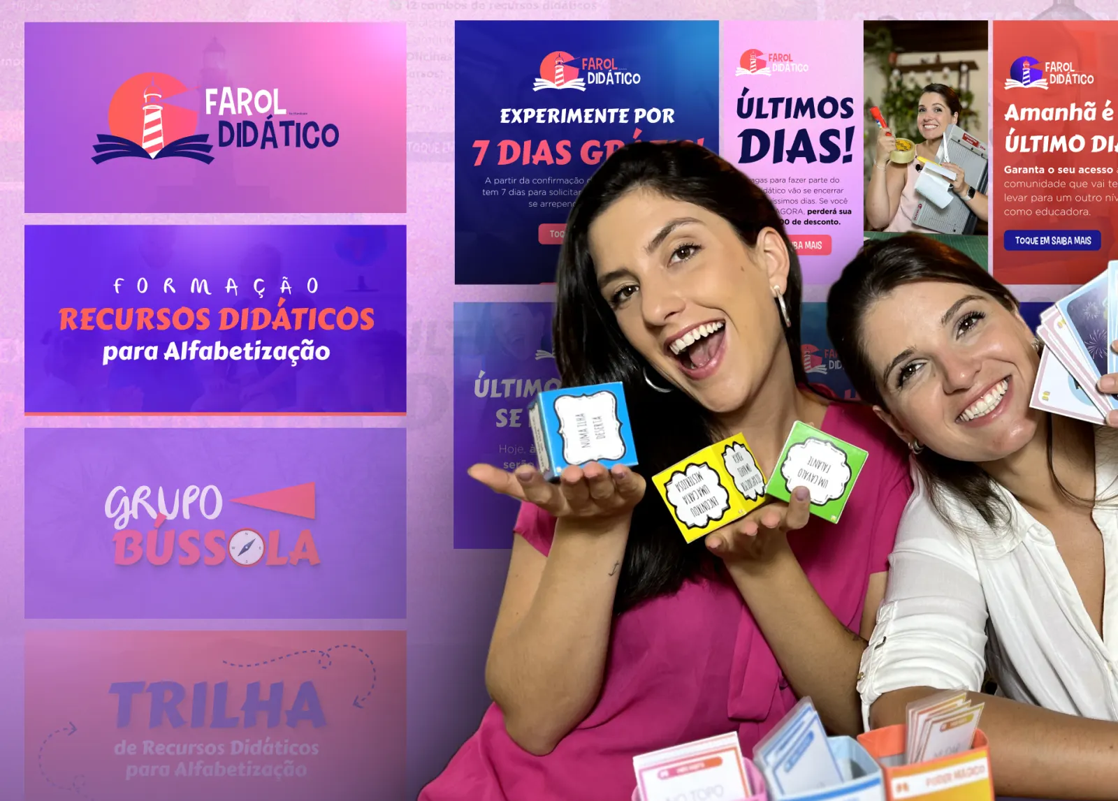 Farol Didático brand and launch system