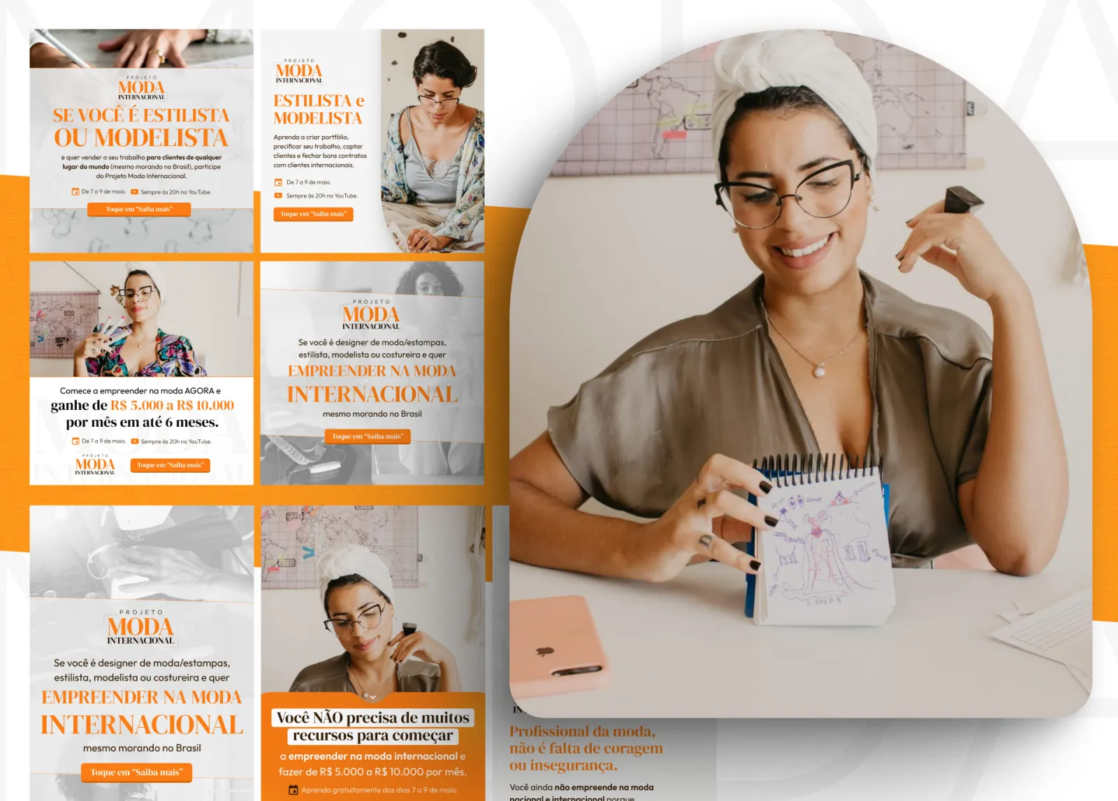 Moda Internacional launch identity