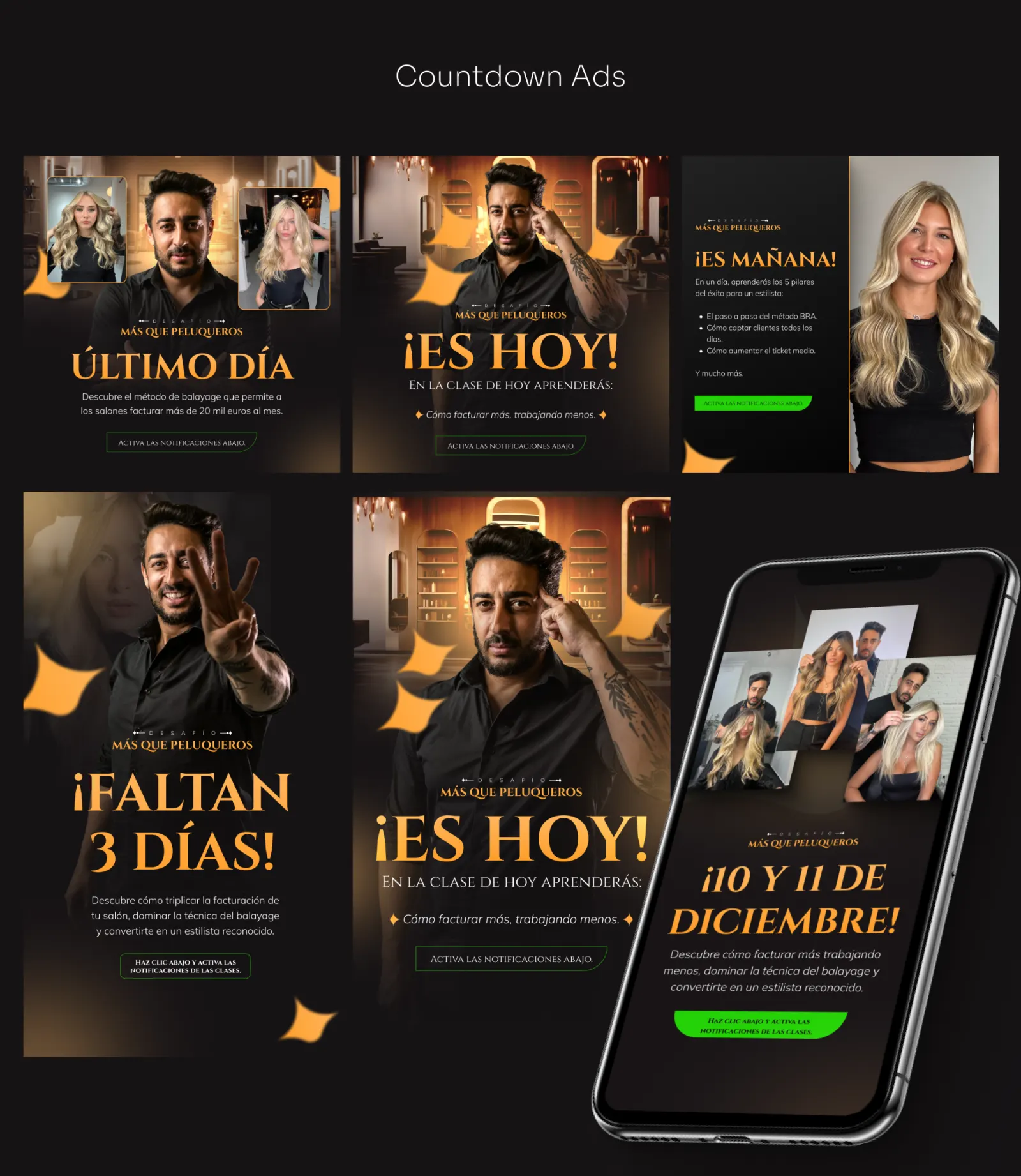 Countdown ad creatives
