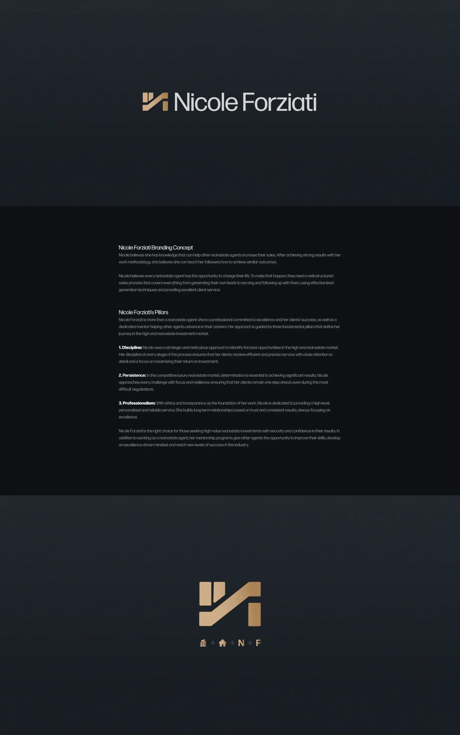 Nicole Forziati brand board