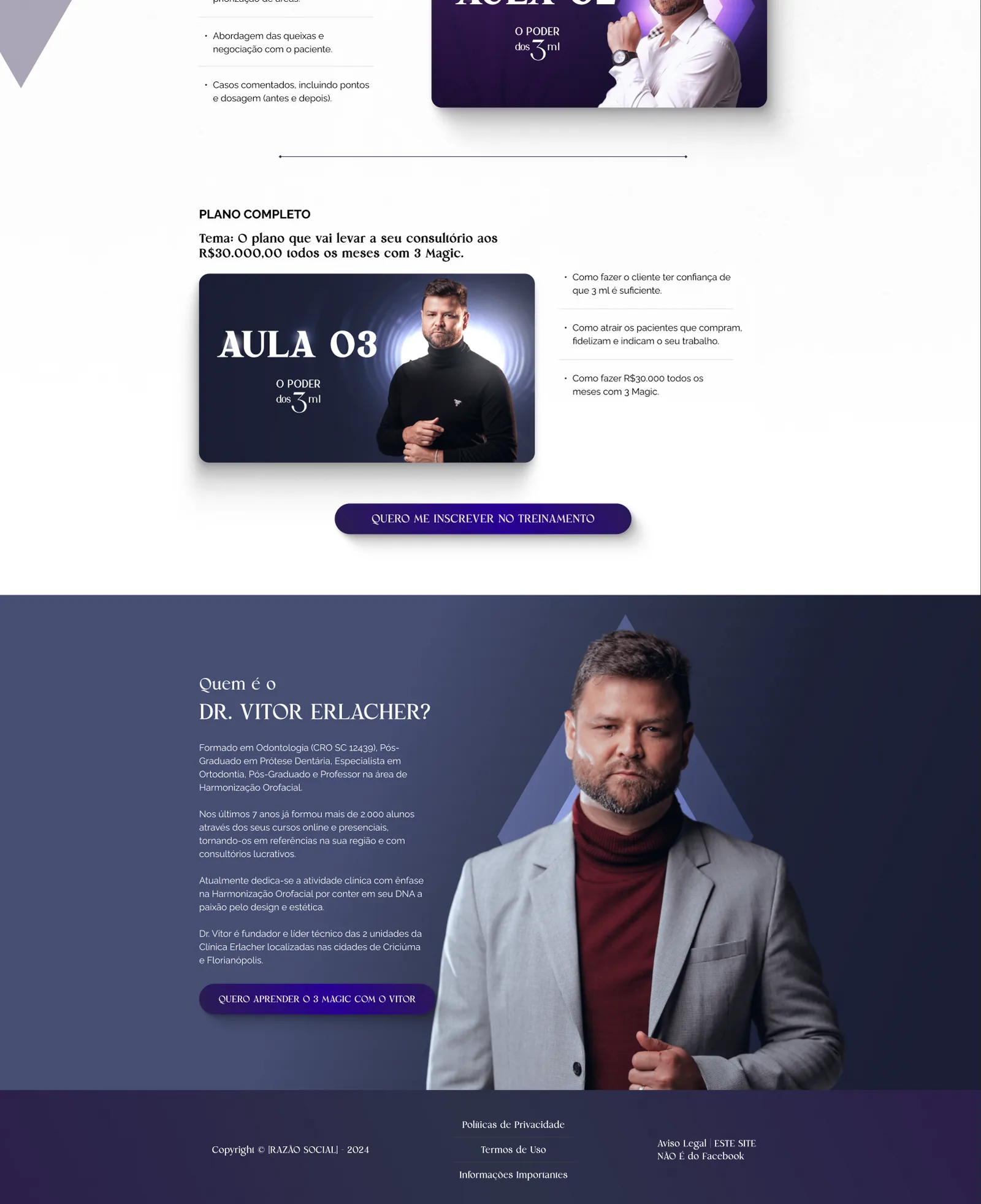 Capture page for O Poder dos 3ML