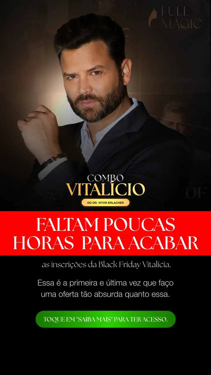 Sales story for Black Friday Vitalícia