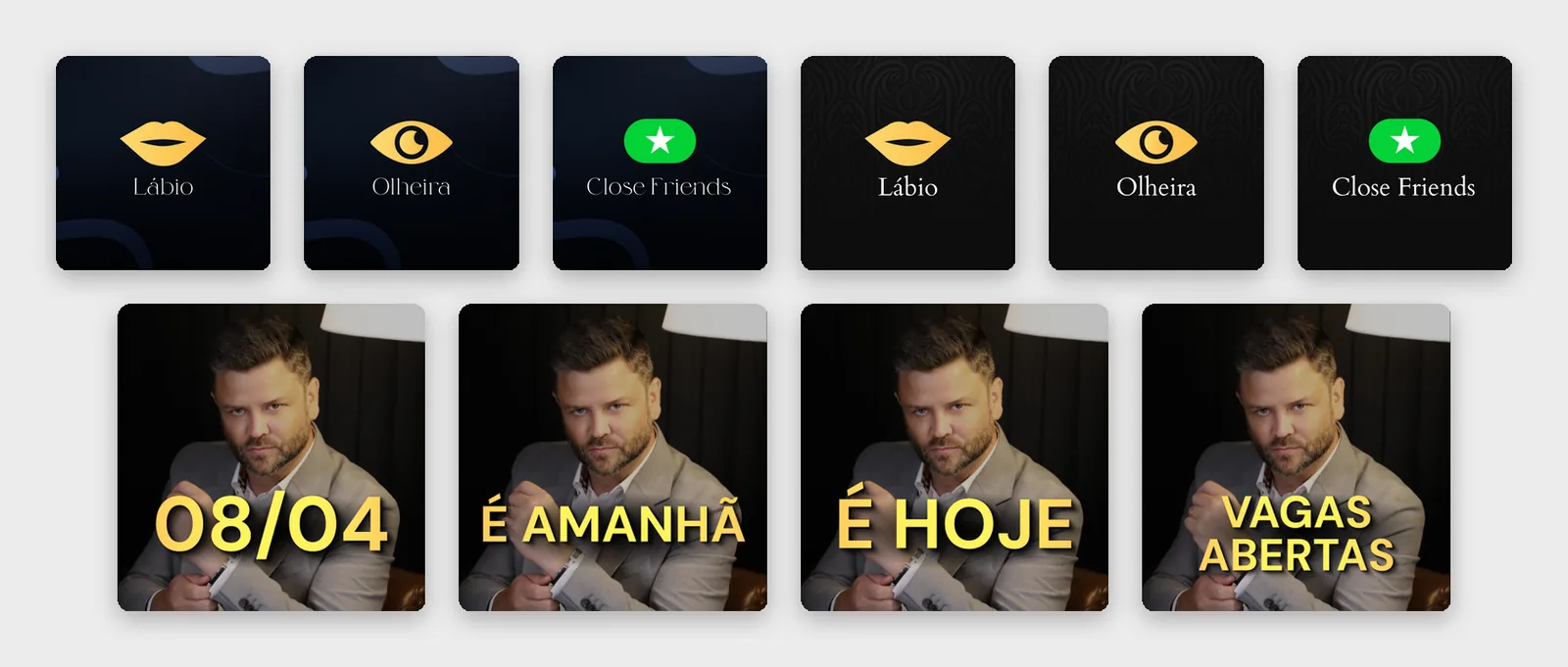 Instagram highlights and profile photos