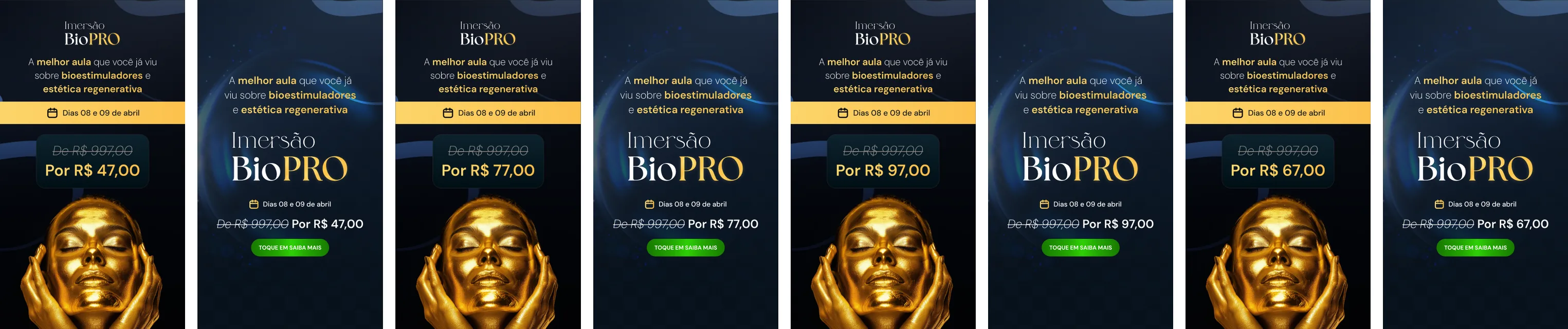 Story ads for Imersão BioPro