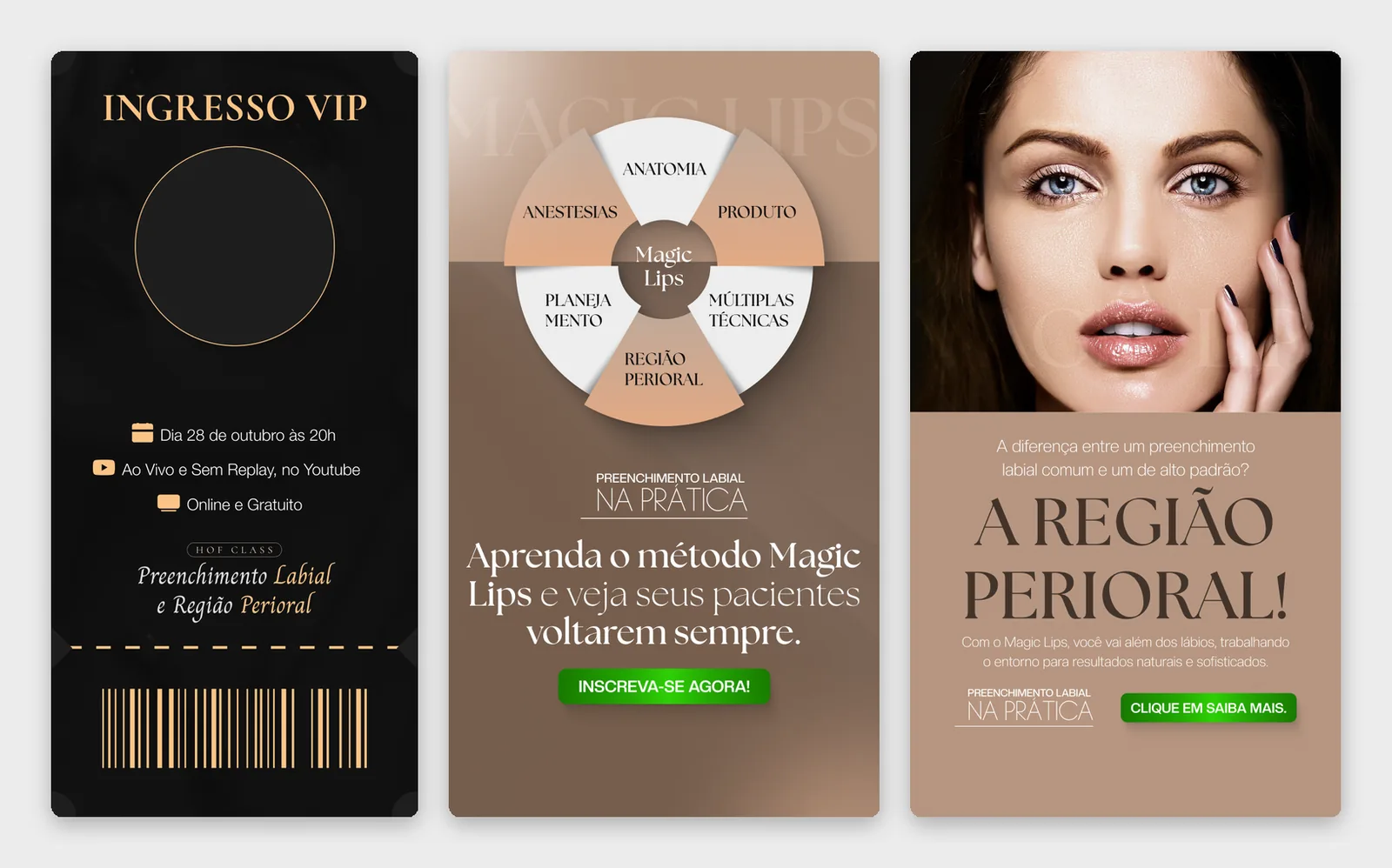VIP ticket and offer creatives